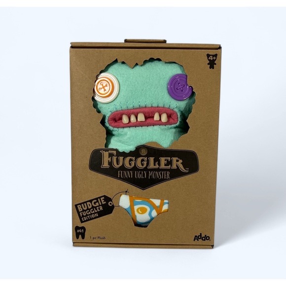 Spinmaster Other - Fuggler Ugly Monster BUDGIE EDITION 9" Gaptooth Mcgoo Fried Egg Underwear #41